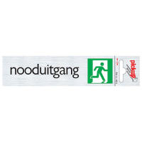 Route alulook 165x44 mm nooduitgang